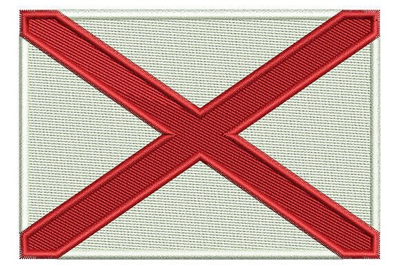 Alabama State Flag Embroidery Design Review for Craft Fair Success