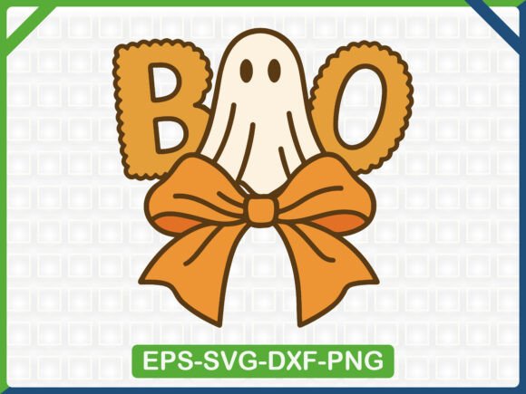 Boo Ghost Bow Embroidery SVG Design Review for Small Business Merch