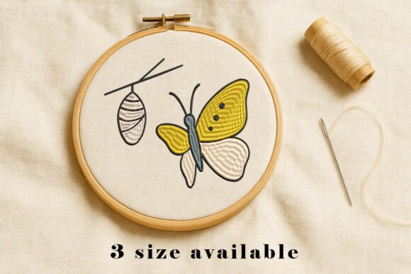 Butterfly Cocoon Embroidery Design: A Seller's Perspective
