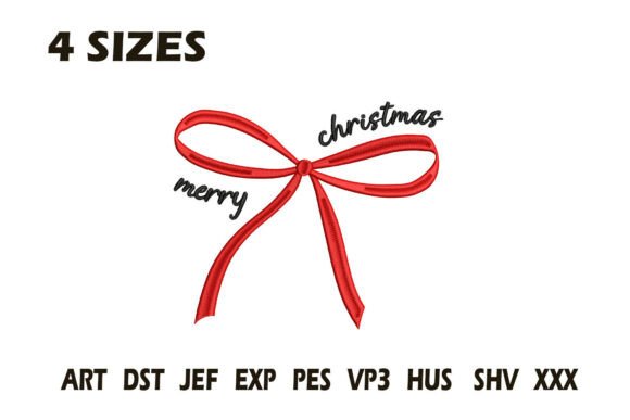 Christmas Bow Embroidery Design Review: A Playful Personalized Gift Addition