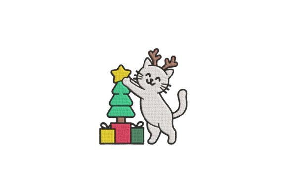 Christmas Cat Tree Embroidery Review