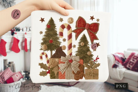 Coquette Embroidery Christmas PNG Review for Creative Sellers