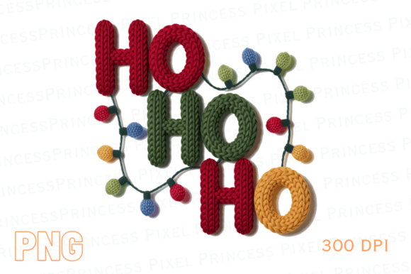 Ho Ho Ho PNG, Faux Embroidery Christmas Review