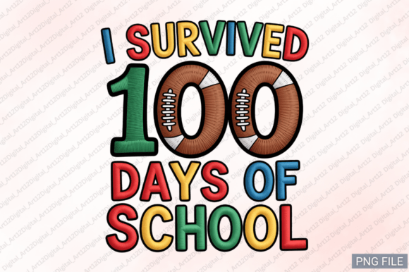 I Survived 100 Days of Embroidery PNG Review