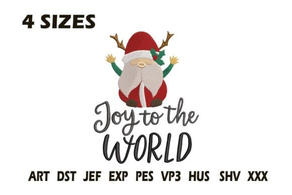 Joy to the World Gnome Embroidery Design Review