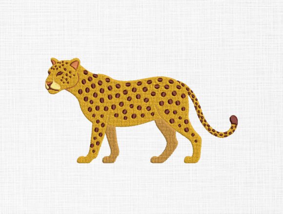 Leopard Animal Embroidery Design Review for Etsy Sellers