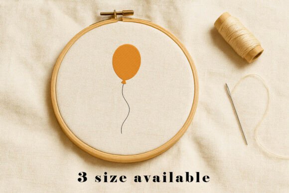 Minimal Balloon Embroidery Design File Review