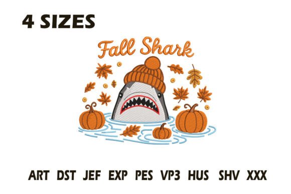 Review: Fall Shark Embroidery Design for Craft Fair Products